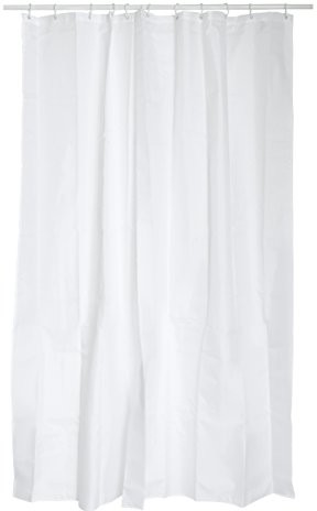 MSV zasłona prysznicowa 120 x 200 cm, poliester, biały 1101/140480