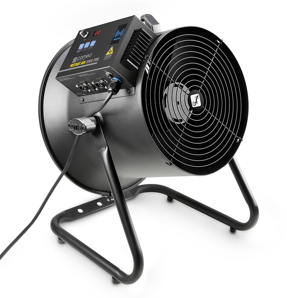 Cameo INSTANT AIR 2000 PRO - Wind Machine with Adjustable Fan Speed and Air Flow Direction
