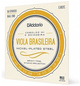 DAddario EJ82C Struny do altówki Brasileira zestaw, Cebolao Mi and Boiadeira EJ82C