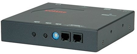 Rotronic ROLINE 14013042 KVM Extender over Gigabit Ethernet, HDMI, USB, łączność radiową Czarny 14013042