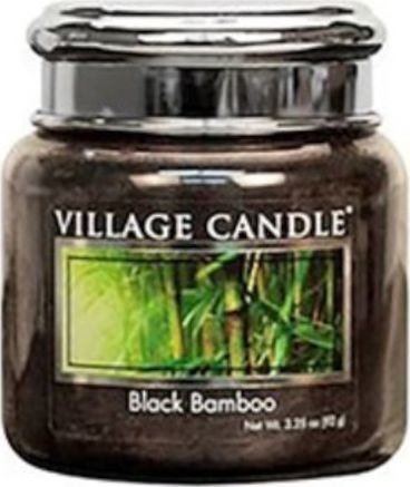 NoName świeca zapachowa Black Bamboo 6,5 x 7 cm wosk czarny twm_937097