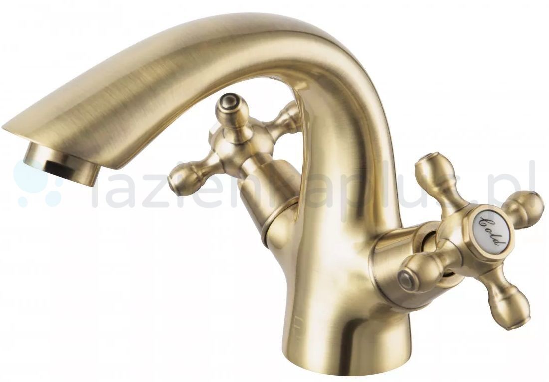 FDesign FDesign Lacrima bateria umywalkowa mosiądz/brąz antyczny FD1LRA266