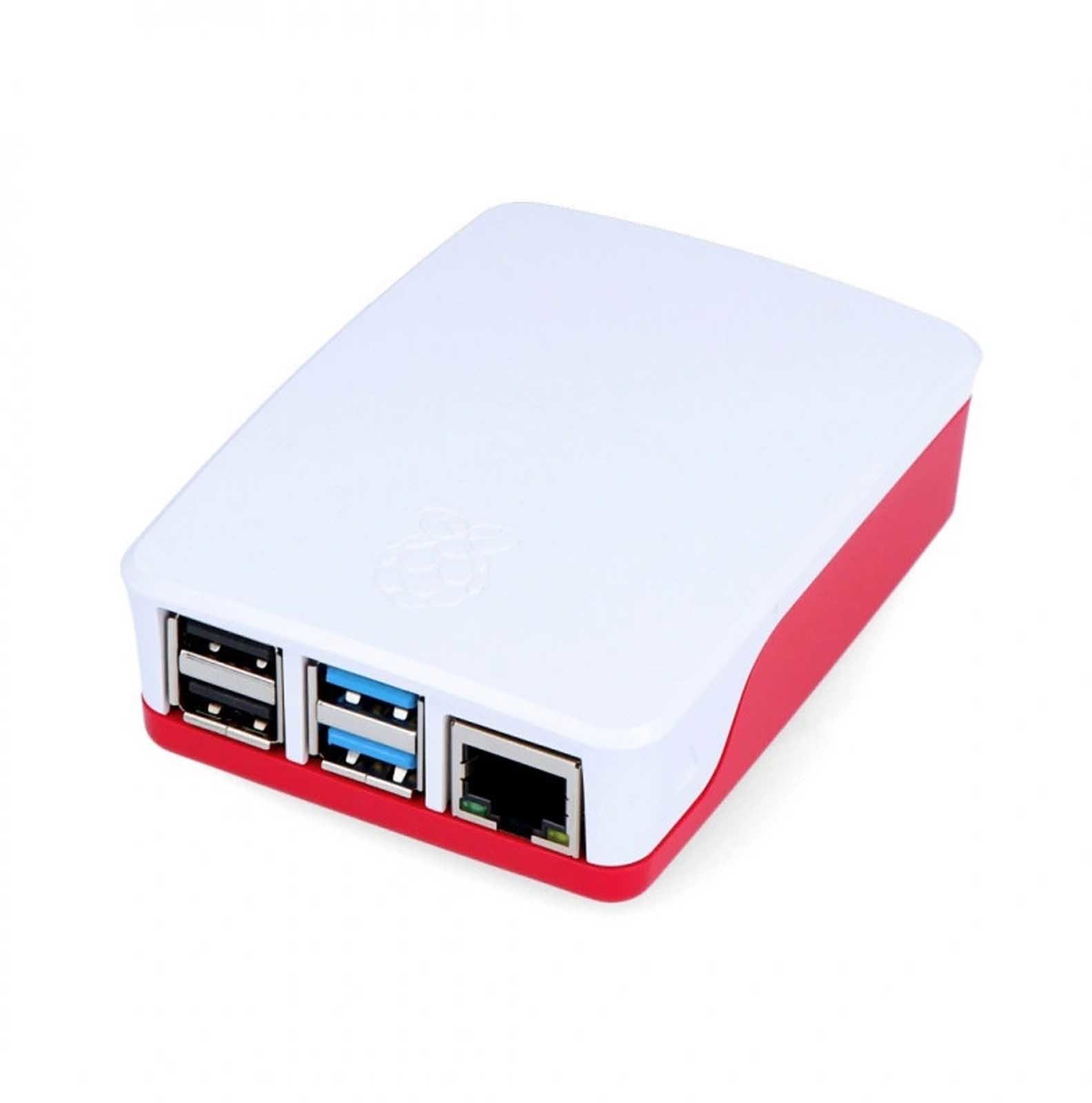 Raspberry Obudowa do Raspberry Pi 4B czerwono-biała RPI-14654