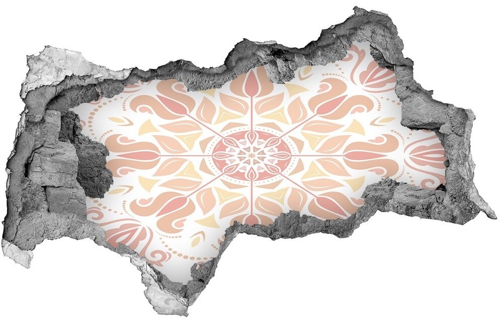 Wallmuralia.pl Dziura 3d fototapeta na ścianę Ornamenty
