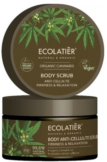 Ecolatier Ecolatier CANNABIS Peeling antycellulitowy Jędrność i Relaks 300g