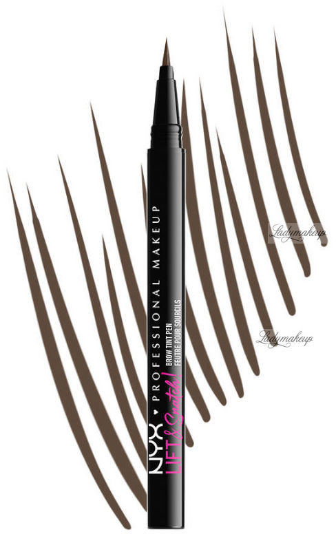 NYX professional makeup Professionel Makeup - LIFT & Snatch! Brow Tint Pen - Pisak do brwi - 1 ml - ASH BROWN