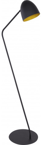 TK Lighting Lampa podłogowa Soho 5037 nowoczesna oprawa w kolorze czarnym 5037