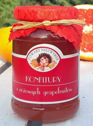 Wytwórnia Towarów Niezwykłych Konfitury z różowych grejpfrutów Towary Niezwykłe 200g 4DB6-8183D