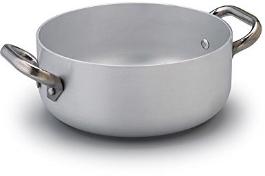 Pentole Agnelli pentole agnelli alma106pi20 linia indukcja garnek do sauté, dno indukcyjne z aluminium z 2 uchwytami Cool, 20 cm ALMA106PI20