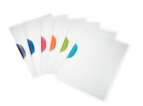 Leitz 41740099 teczka ColorClip Magic zaciskowymi, A4, PP, zaleta opakowanie 12 sztuki, kolory sortowane, do wyboru 41740099
