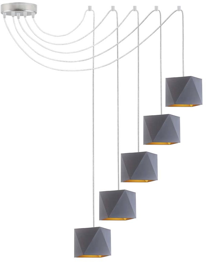 LYSNE Lampa sufitowa z regulowaną wysokością KANO GOLD 400041/22 D1
