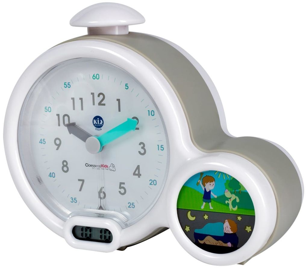P.I.E.N Claessens'Kids ClaessensKids Budzik i zegar do nauki pory snu Kid'Sleep, szary 0031 0031