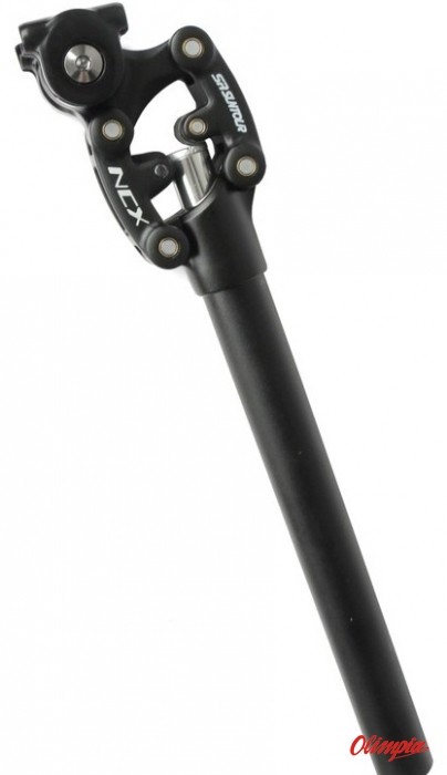 SR Suntour SR Suntour Unisex SP17 sprężynowa sztyca podsiodłowa, kolor czarny, 30,9 mm (SP 17NC) 2222051800