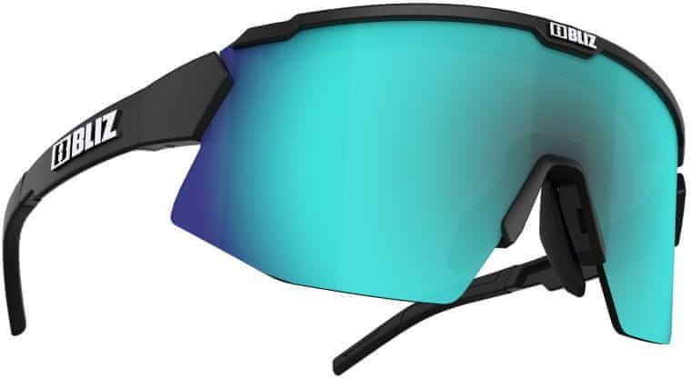 BLIZ okulary sportowe BREEZE Matt Black Brown w Blue Multi Cat.3 + Orange Cat 2 52102 10