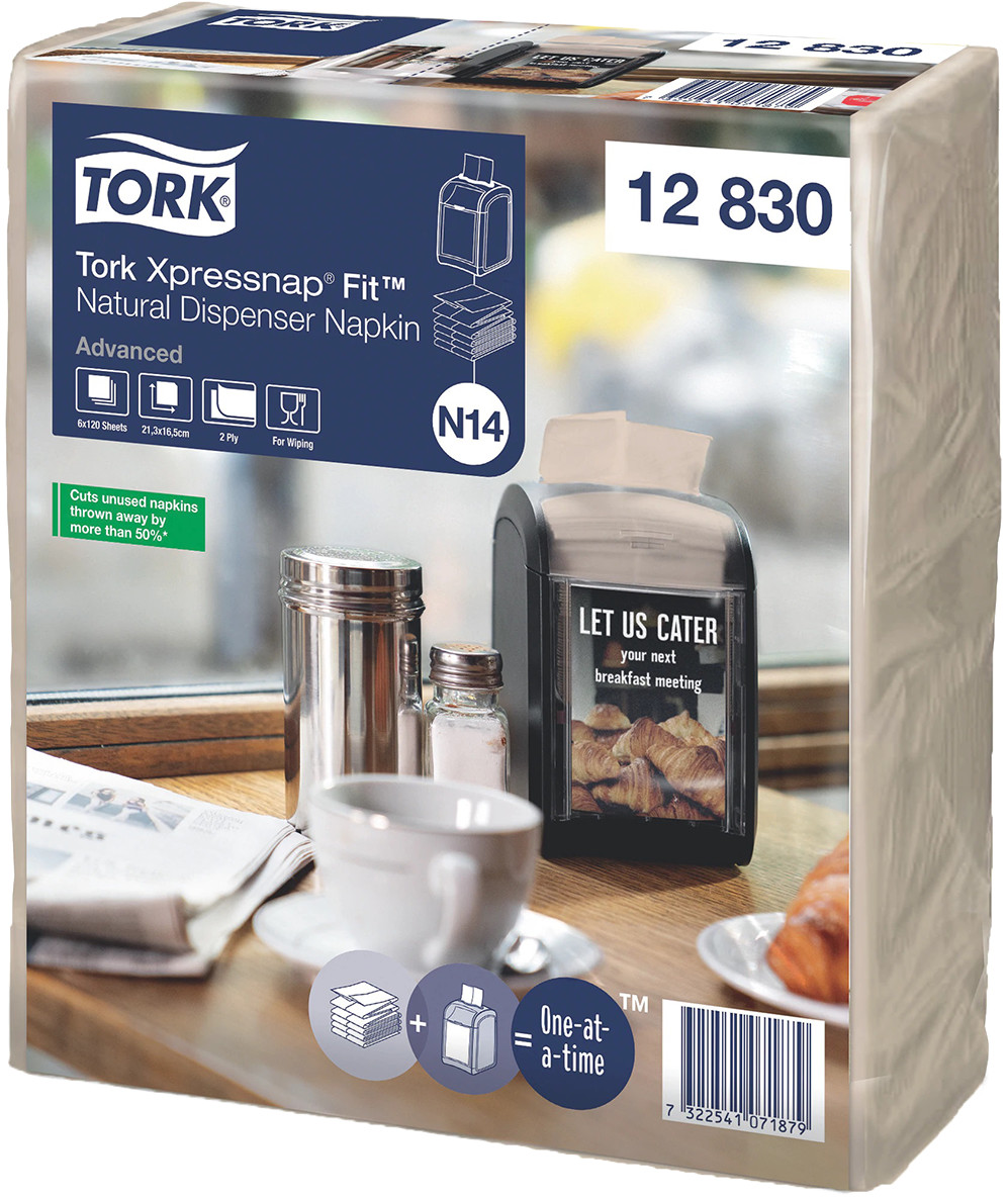 Tork Naturalne serwetki dyspenserowe Xpressnap FIT 4320 szt 12830