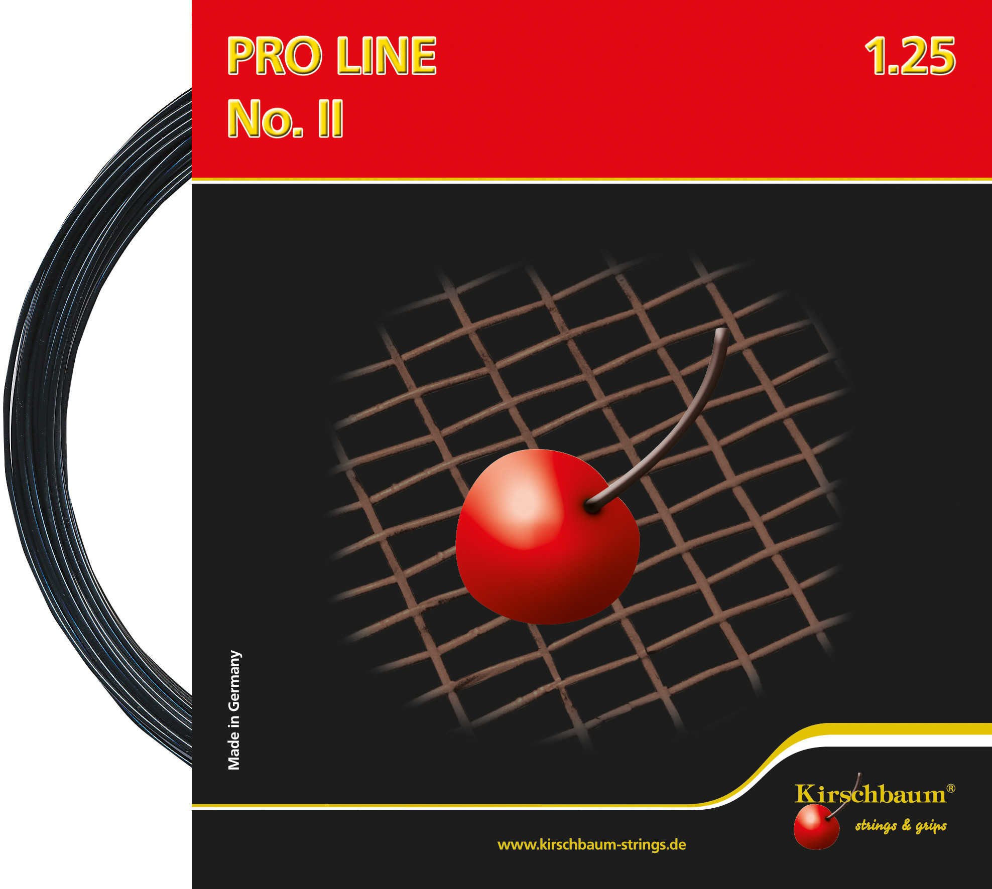 Kirschbaum Pro Line No. II (12 m) -black PROLIBK