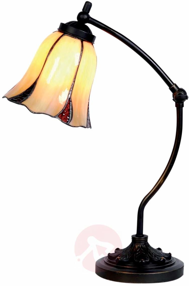Clayre & Eef Lampka biurkowa Tulipania w stylu Tiffany