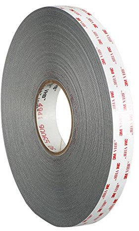 3M 3 m 7000072409 VHB taśm klejących, 4941 P, 15 MM X 33 m, 1,1 MM, kolor szary (zestaw 3 szt.) 7000072409