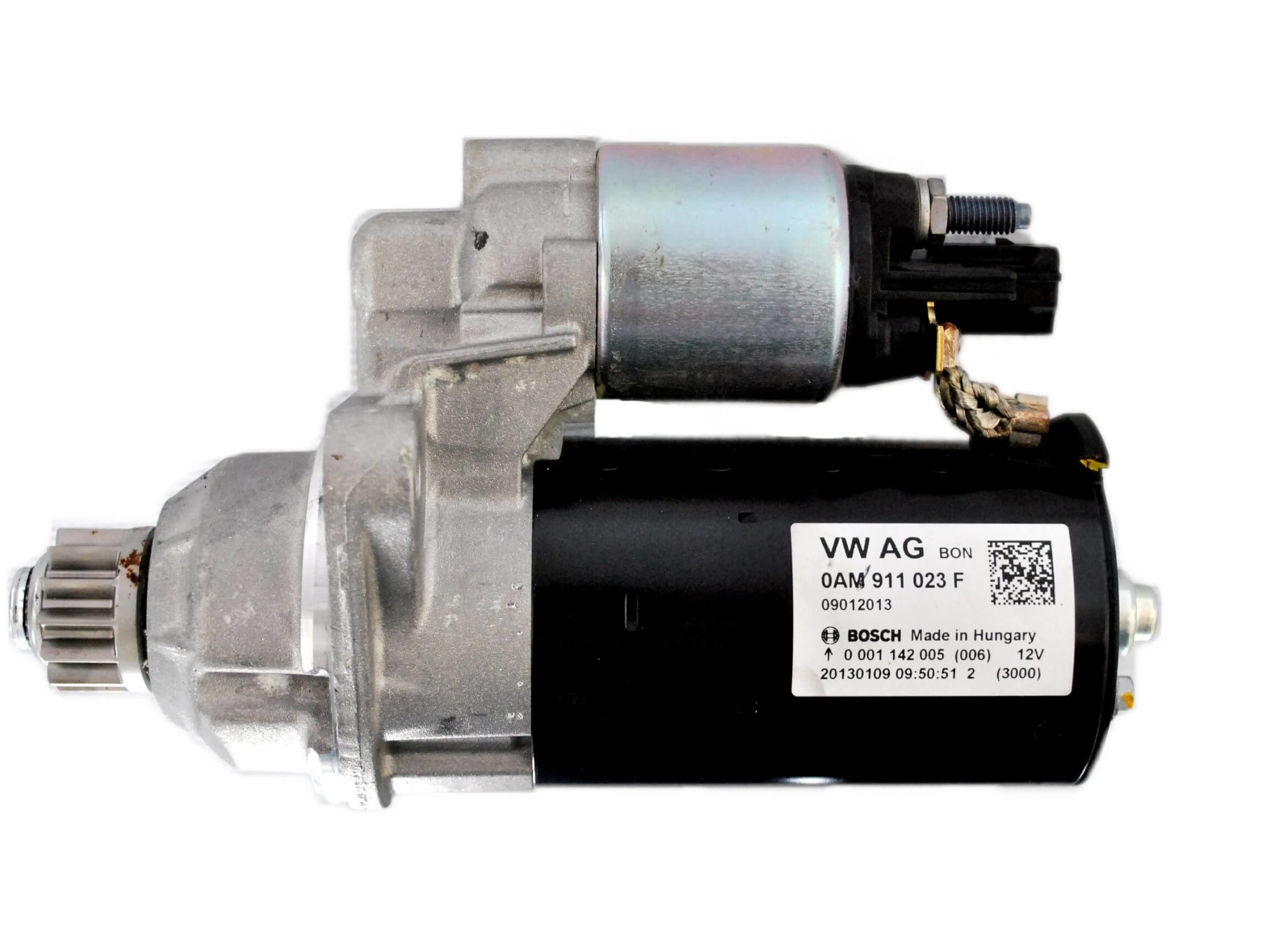 BOSCH Nowy Oryginalny Rozrusznik 0AM911023F Vw Polo 6R Passat 3C5 Golf 6 Plus Audi A1 A3 Seat Leon