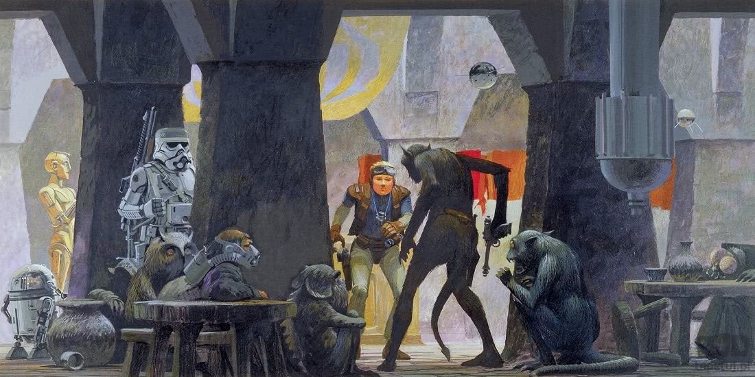Komar Fototapeta Star Wars Classic RMQ Mos Eisley Streets DX10-060 DX10-060