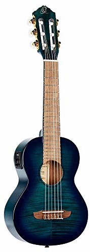 Ortega Guitars Timber Series Guitarlele 6 stringów - Blue fade gloss + Bag (RGLE18BLF) RGLE18BLF