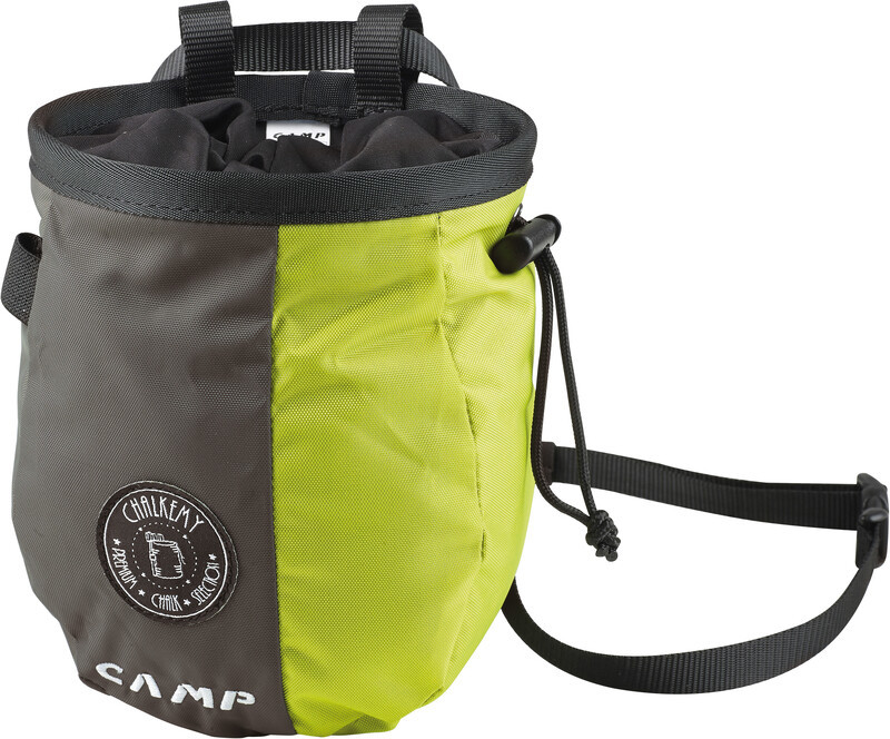Camp Patabang Chalk Bag, grey/green 2021 Magnezje i torebki na magnezje 1376-Grey/Green-1.9 L