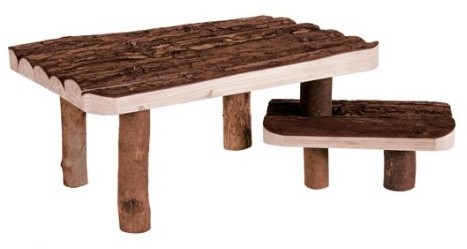 Trixie 62262 Natural Living podstawa z schody, 37 × 17 × 28 cm