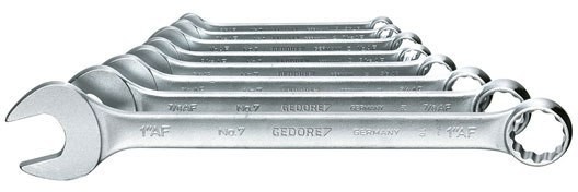 Gedore Zestawy kluczy oczkowo-płaskich calowych 7-08A 6091450