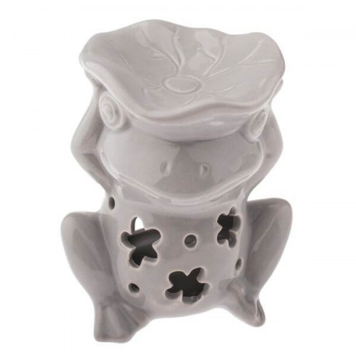 Dakls Kominek ceramiczny Żaba 12 x 12 x 10 cm (beżowy)