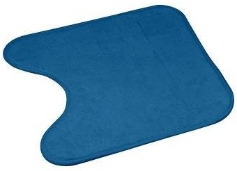 Douceur d'intérieur Douceur dintérieur Dywanik pod WC VITAMINE 45 x 45 cm kolor granatowy 6GMB268EM