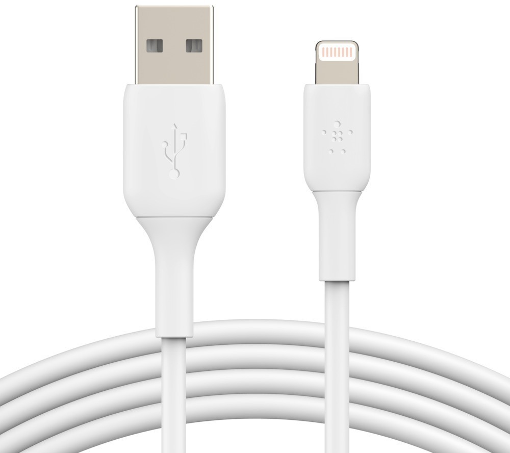 Belkin Kabel PVC USB-A to Lightning 15cm White