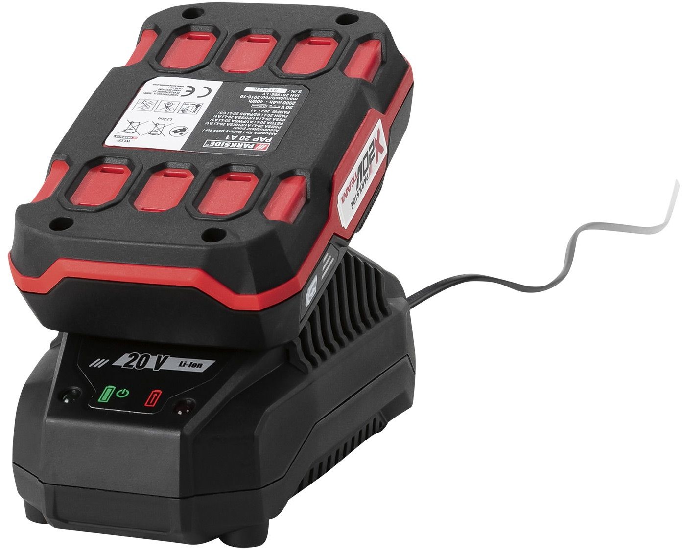 PARKSIDE PARKSIDE Akumulator litowo-jonowy 20 V, 2 Ah seri
