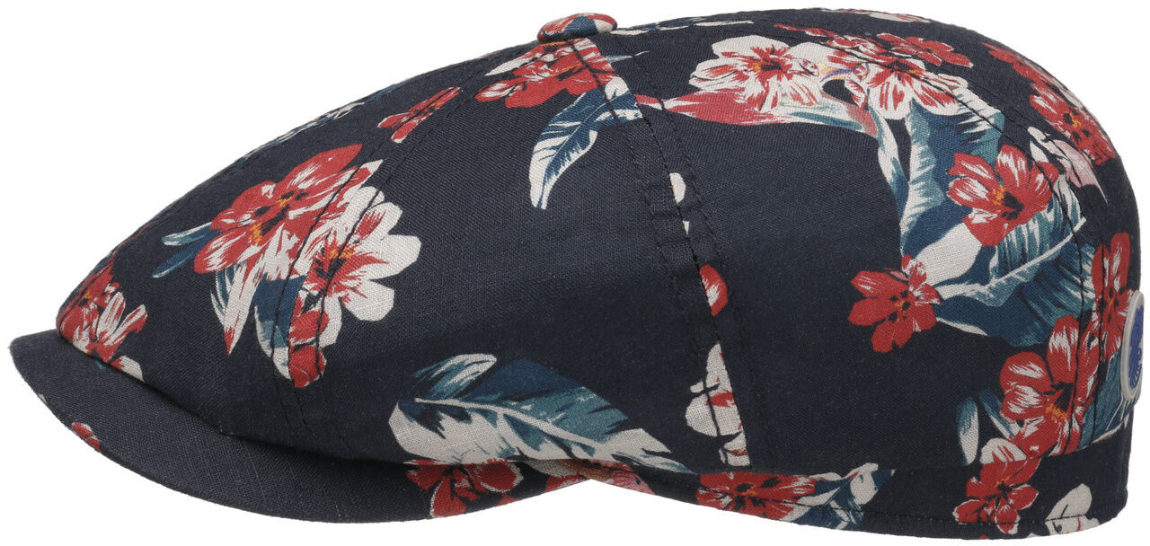 Płaski Kaszkiet Hatteras Flowlin by Stetson, ciemnoniebieski, S (54-55 cm)