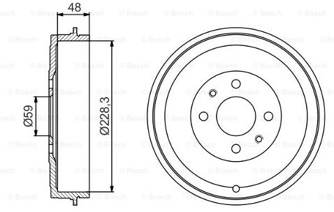 BOSCH Bęben hamulcowy, 0 986 477 212 - Bezpłatny zwrot do 30 dni, największy wybór produktów. 0986477212