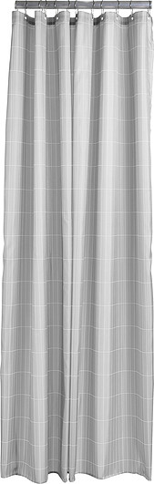 Zone Denmark Zasłona prysznicowa Tiles jasnoszara 331844