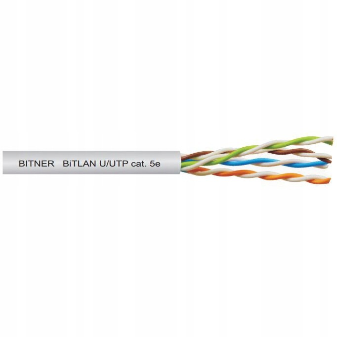 Bitner Kabel Sieciowy Skrętka Utp Kat. 5E 1MB