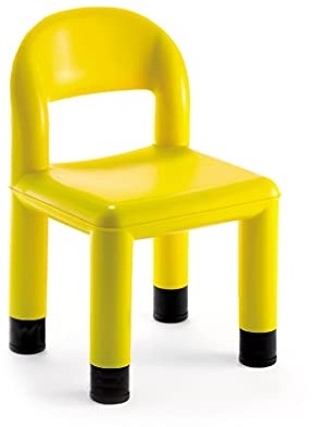 Tagar Tagar Krzesło dziecięce, polipropylen, żółte, 45 x 32 x 32 cm