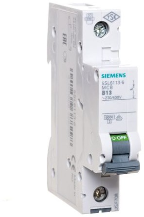 Siemens Wyłącznik nadprądowy 1P B 13A 6kA AC 5SL6113-6