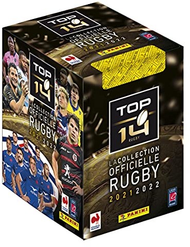 Panini Rugby Top 14 Opakowanie 50 torebek, 004193BOX50F 004193BOX50F