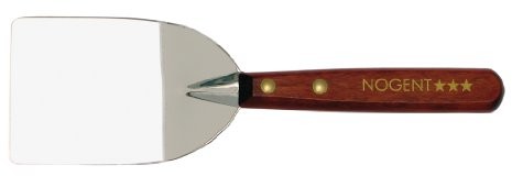 Nogent nogent 1710 łopatka kuchenna ze stali nierdzewnej z drewnianym uchwytem, mały 1710