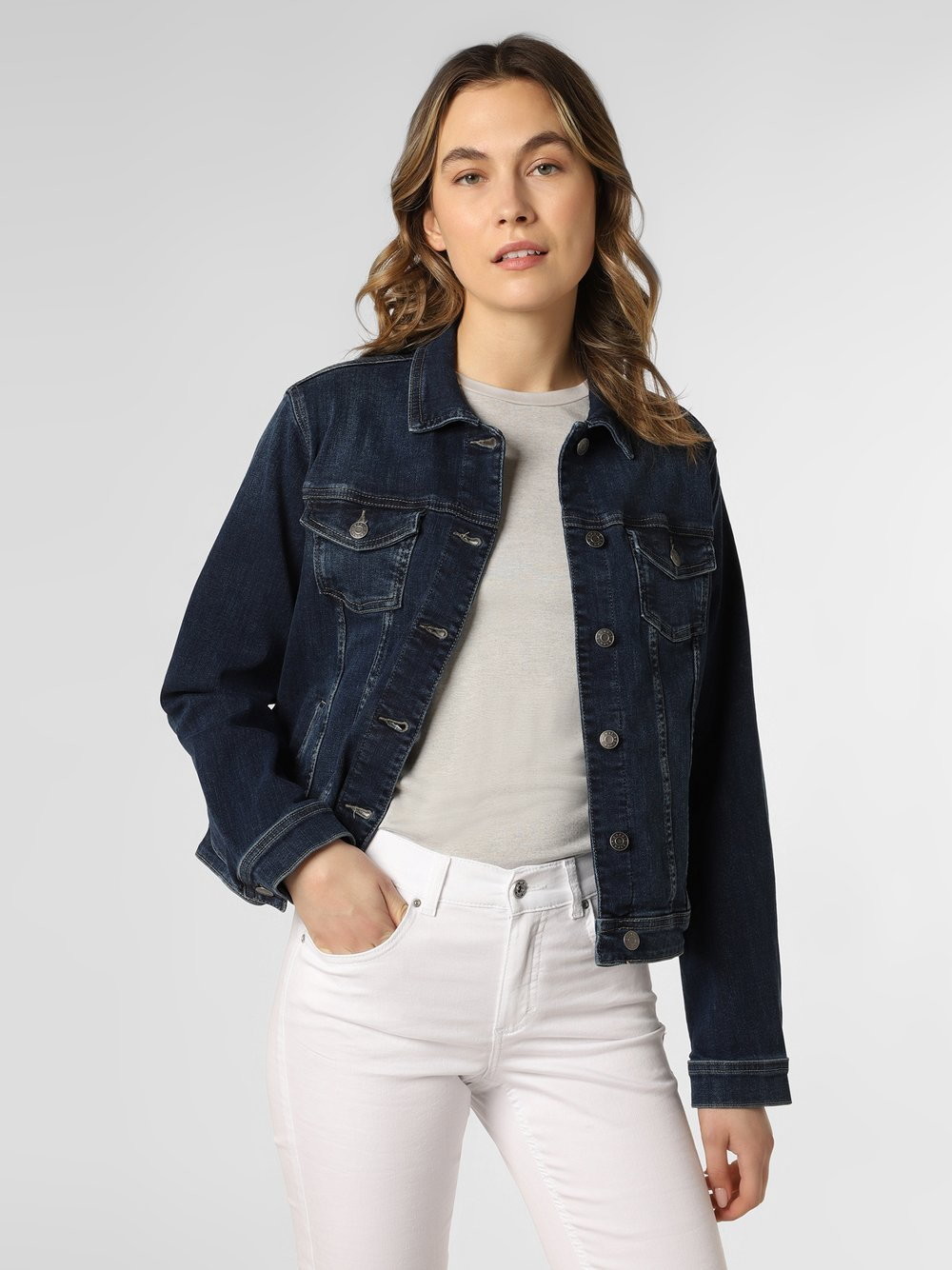 Esprit Casual Casual - Damska kurtka jeansowa, niebieski