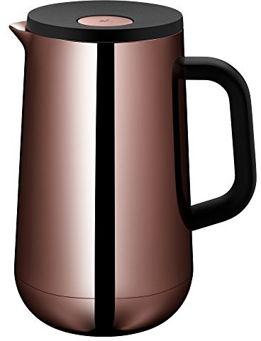 WMF pojemnik izolacyjny Impulse Vintage miedź herbata kawa L, wysokość 23,4 cm szklany wkład automatyczny zamknięcie 24h zimna i ciepła na prezent Karton 690666600