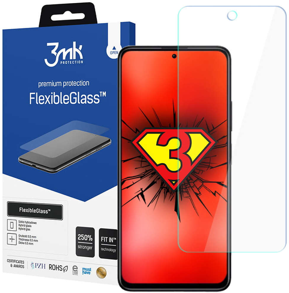 3MK Szkło hybrydowe ochronne Flexible Glass 7H do Xiaomi Redmi Note 11 4G/11S Poco M4 Pro 4G 13108X10
