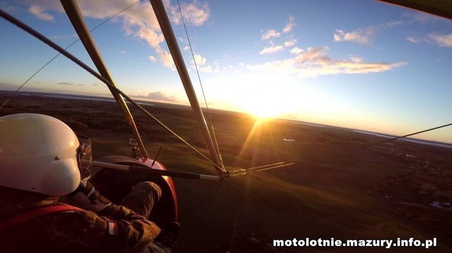 Lot motolotnią - Mazury - 10 minut LMMGO1