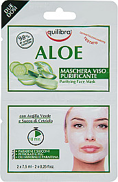 EQUILIBRA Aloesowa maseczka oczyszczająca do twarzy - Aloe Aloesowa maseczka oczyszczająca do twarzy - Aloe