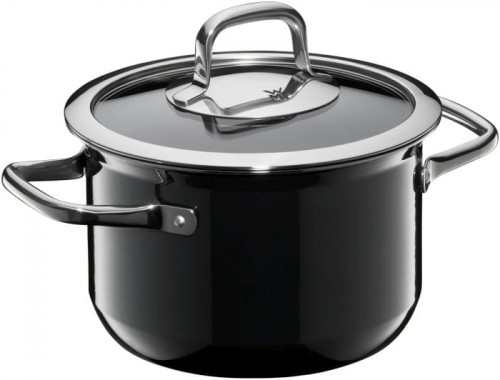 WMF Fusiontec Compact black - Wysoki garnek 18 cm, 2,4l 0515645290