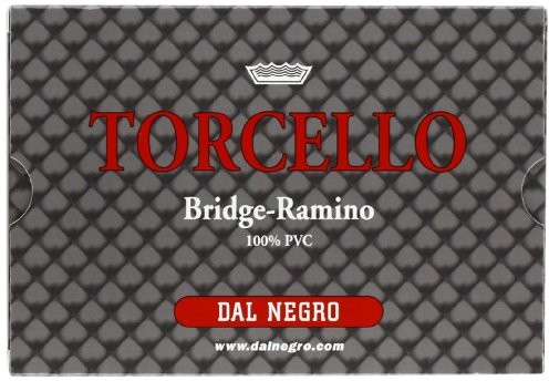 Dal Negro Torcello 100% plastik, karty do gry, Poker Size