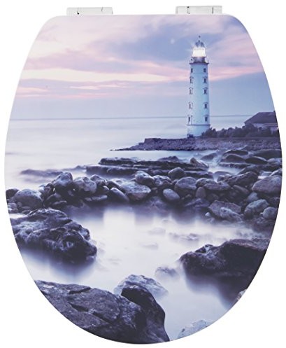 Cornat Deska sedesowa ksdsc355 latarni morskiej (MDF) wolnoopadająca