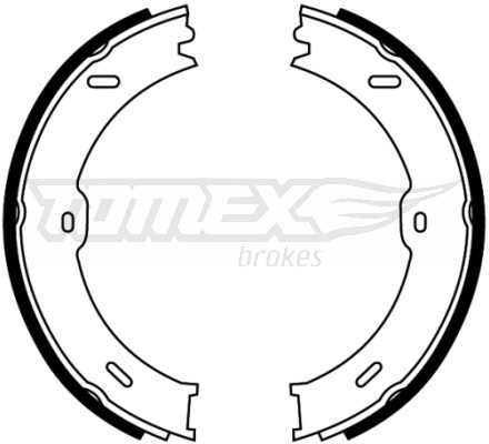 Tomex BRAKES Zestaw szczęk hamulcowych BRAKES TX 22-13 TX 22-13