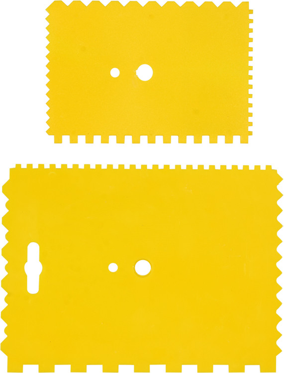 VOREL Pace plastikowe do kleju zębate 2szt 178x132mm i 133x91mm 05960 ZYSKAJ RABAT 30 ZŁ 05960